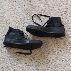 New Black High Top Converse